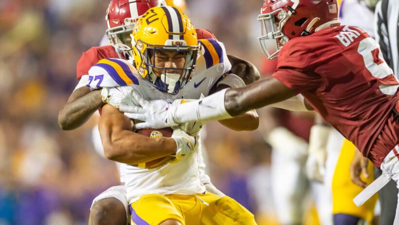Alabama are 3-point home favorites over LSU in their key SEC college football game on Saturday.