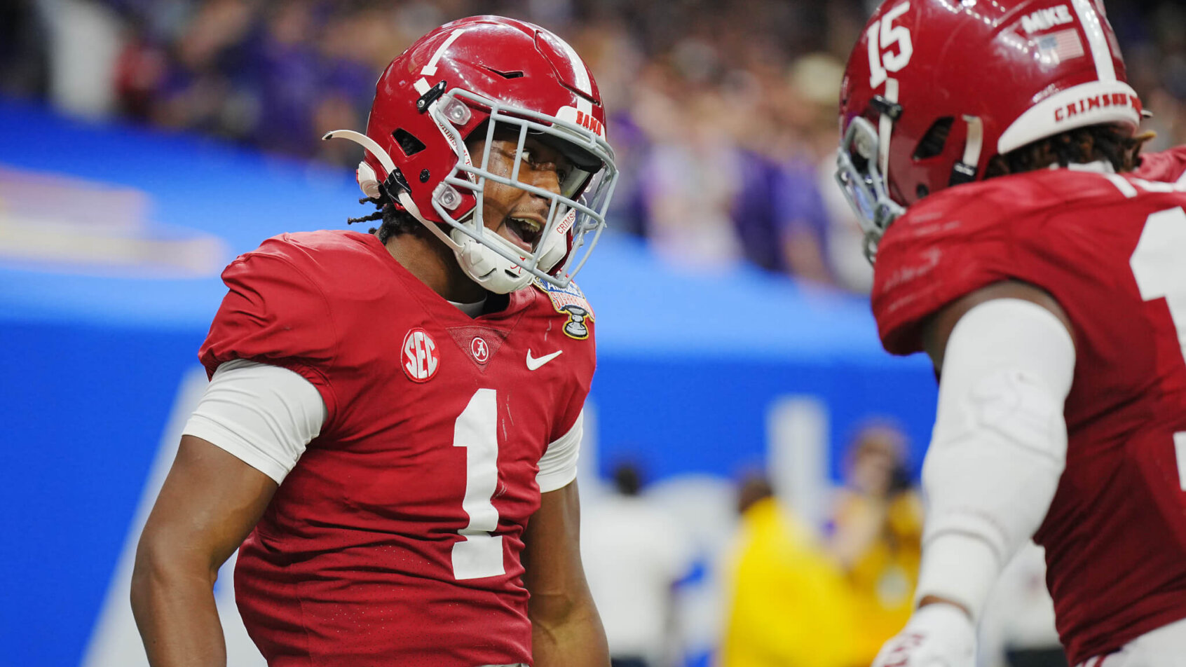 The Alabama Crimson Tide are 39.5-point favorites over Middle Tennessee State in college football Week 1 action