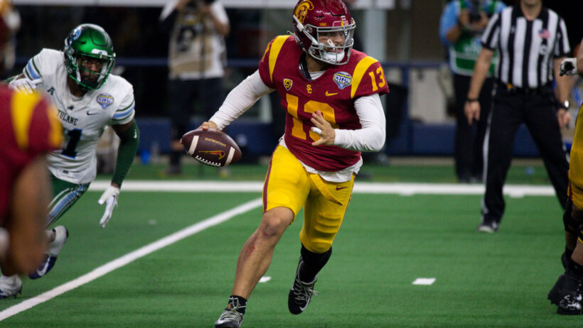 USC Trojans quarterback Caleb Williams