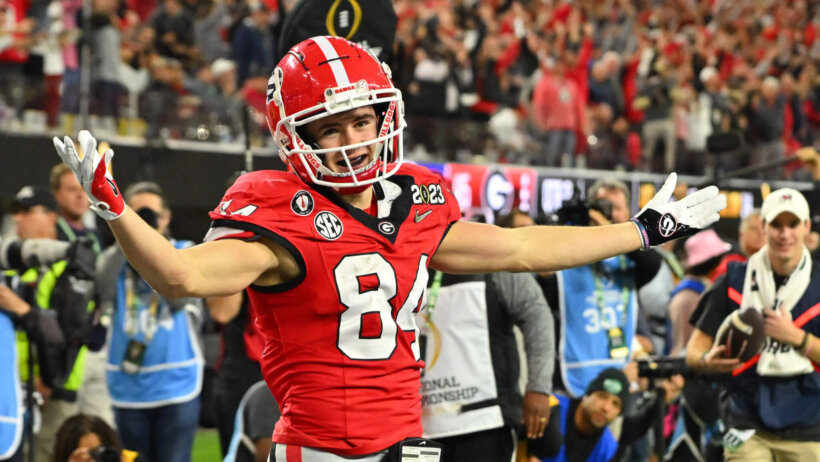 Ladd McConkey celebration reaction