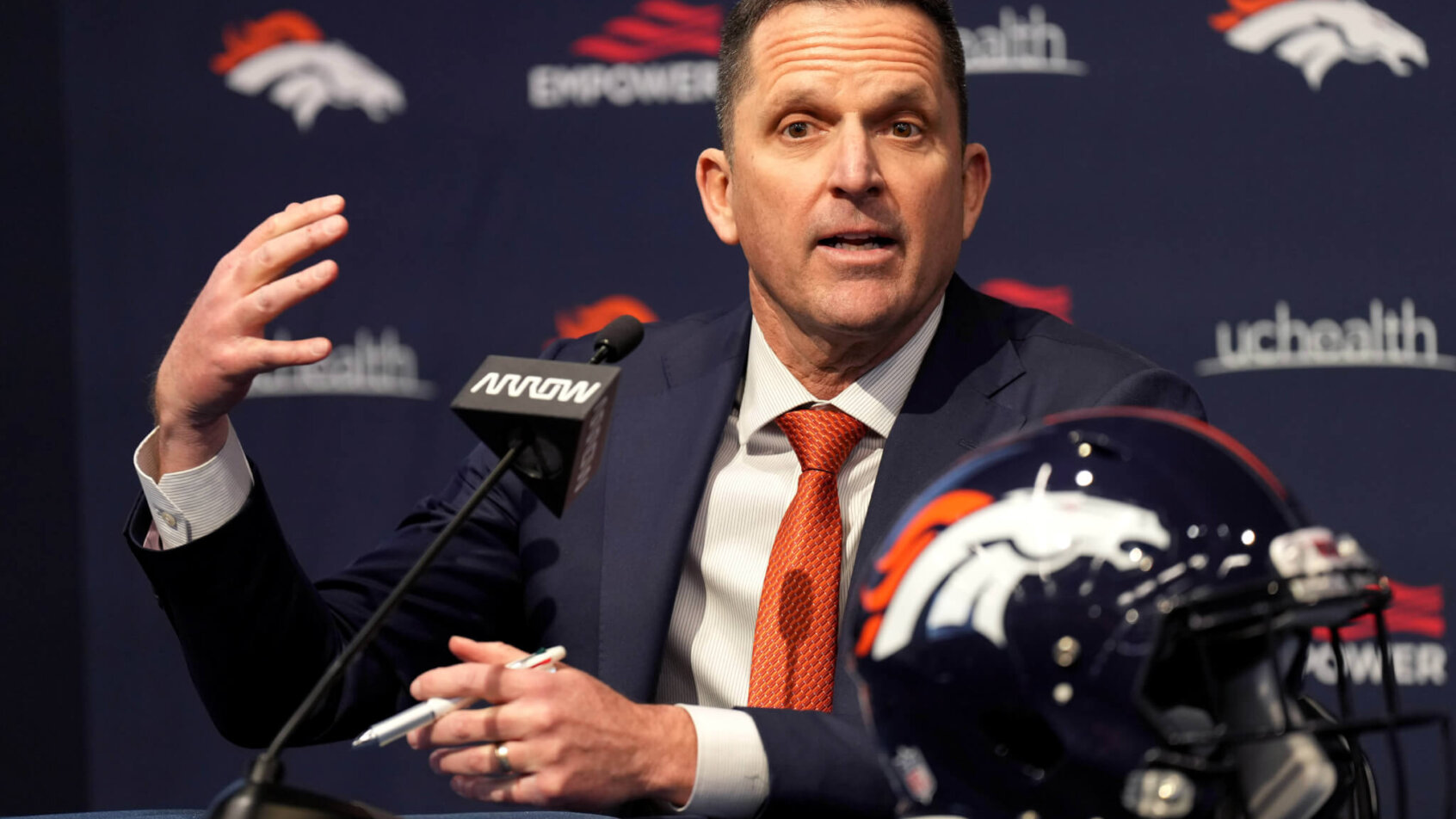Sean Payton was hired in the NFL off-season as the new head coach of the Denver Broncos
