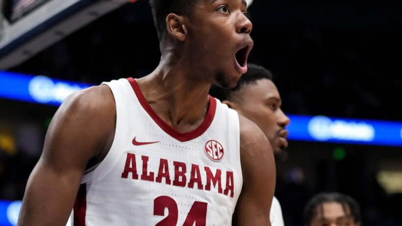 Brandon Miller screams