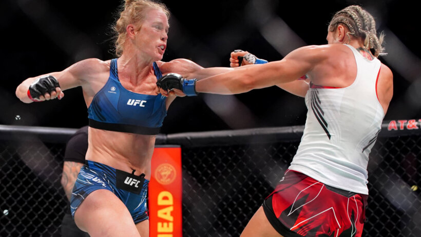 Holly Holm fighting Yana Santos