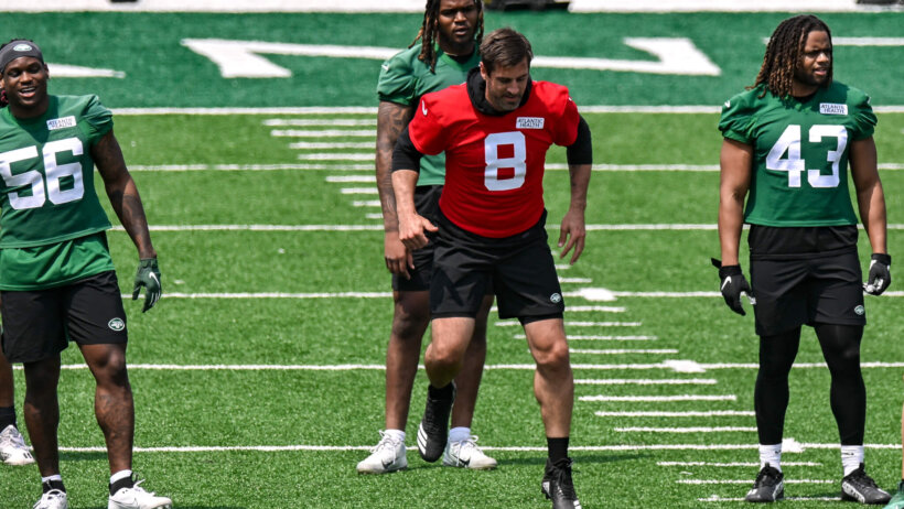 Aaron Rodgers joined the New York Jets in the NFL offseason