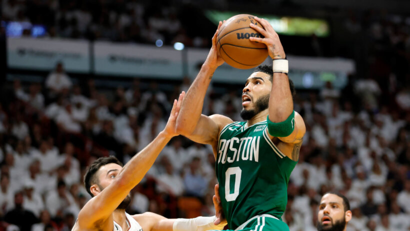 Jayson Tatum during the ECF.