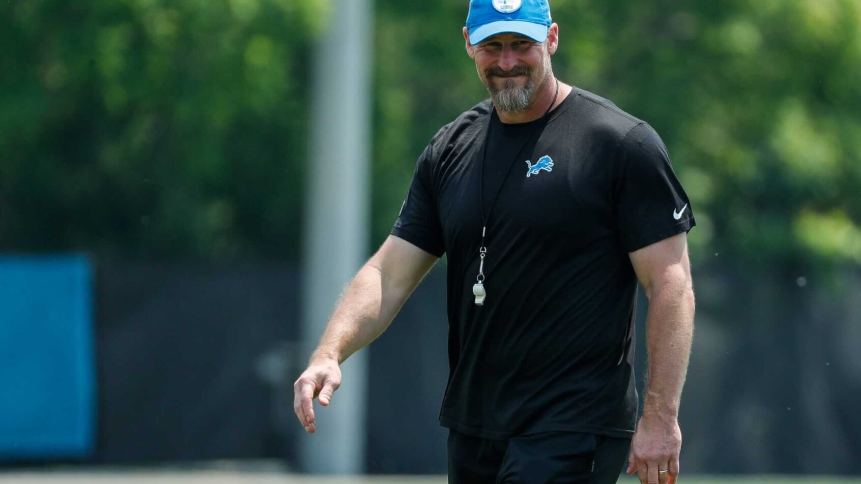 Coach Dan Campbell and the Detroit Lions are favored to win the NFC North