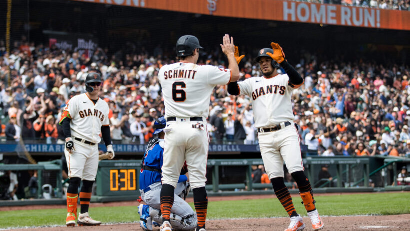 San Francisco Giants run celebration