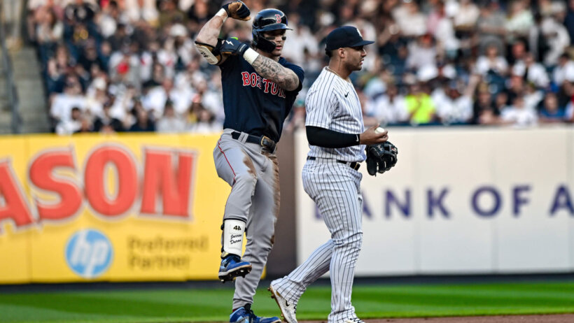 The Boston Red Sox won two of three from the New York Yankees last week