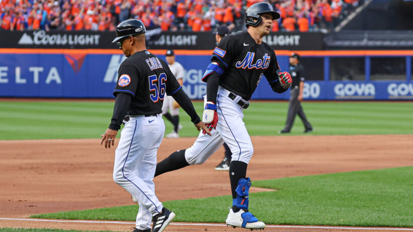Brandon Nimmo home run trot