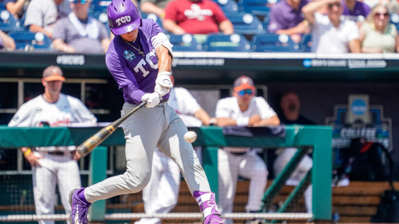 TCU is a -155 favorite over Oral Roberts in their CWS elimination game.