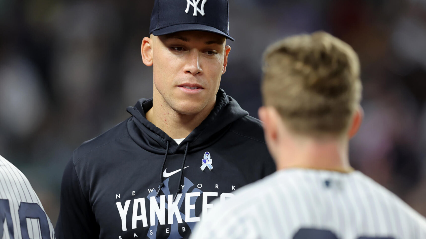 Aaron Judge and Harrison Bader.