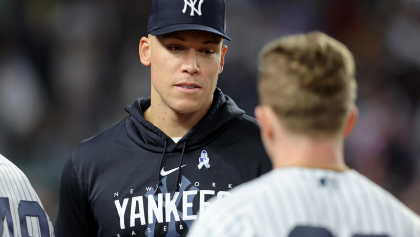Aaron Judge and Harrison Bader.