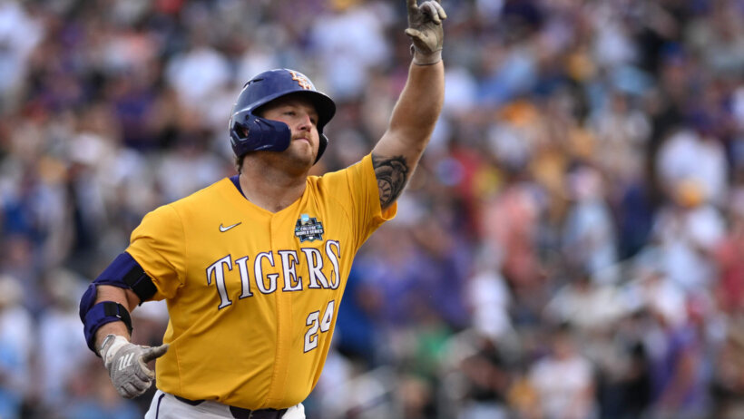 Cade Beloso home run reaction