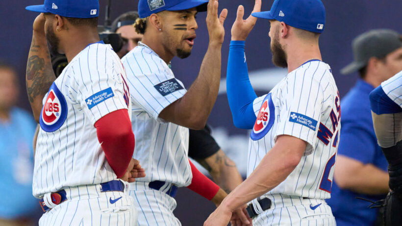 Chicago Cubs win celebration