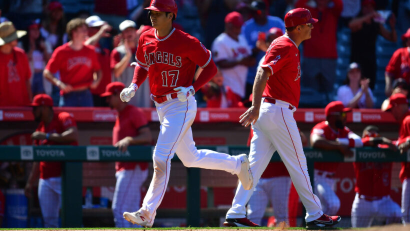 Shohei Ohtani home run trot.
