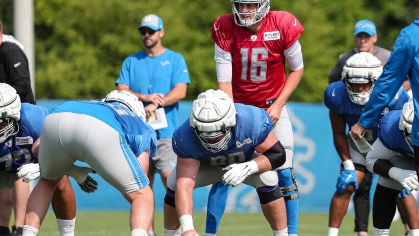 Detroit Lions starting quarterback Jared Goff.