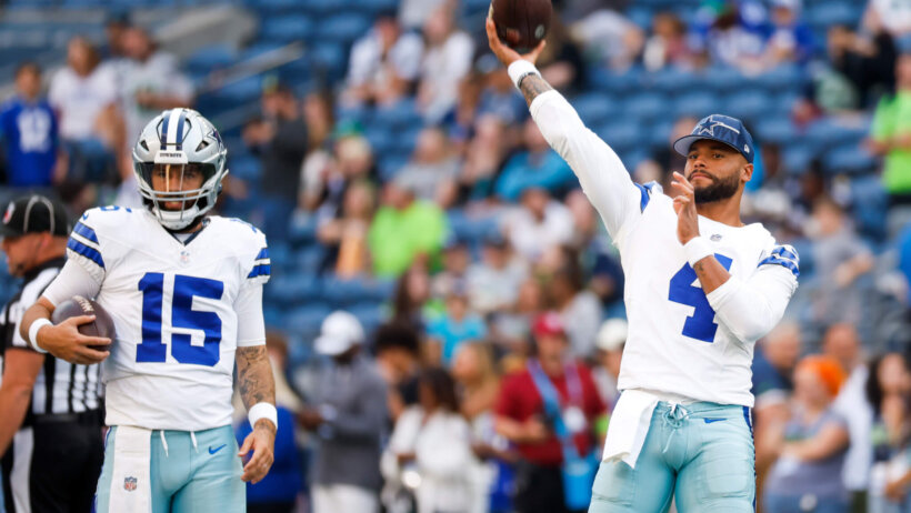 Dallas Cowboys QB Dak Prescott has thrown an INT in four of his last five games against the New York Giants