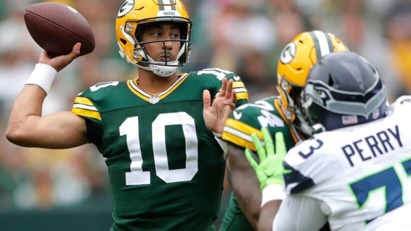 Green Bay Packers quarterback Jordan Love