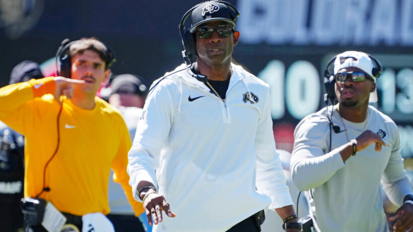 Colorado football head coach Deion Sanders.