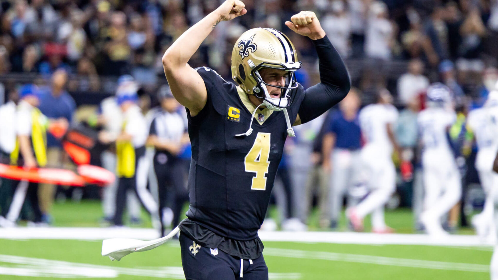 Derek Carr and the New Orleans Saints are 3-point favorites over the Carolina Panthers