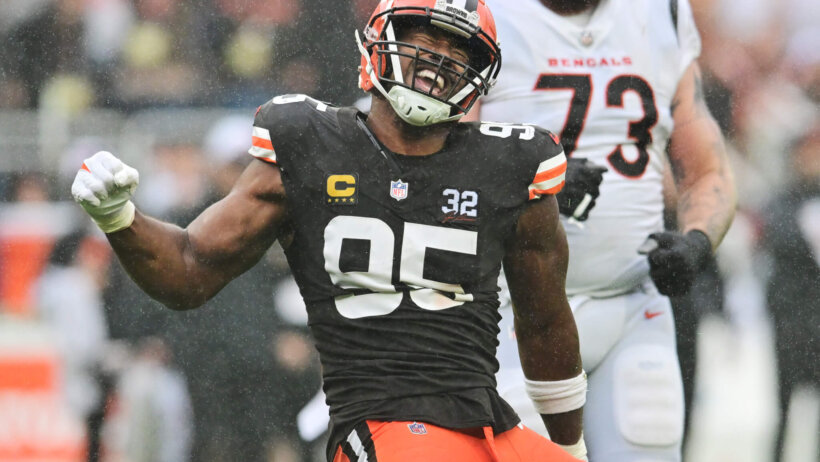 Myles Garrett pumped reaction