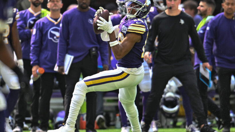 Vikings star WR Justin Jefferson.