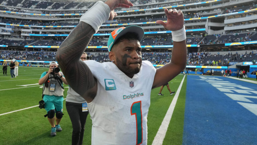 Miami Dolphins QB Tua Tagovailoa is co-favorite in the NFL MVP odds