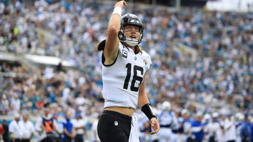 Jacksonville Jaguars QB Trevor Lawrence.