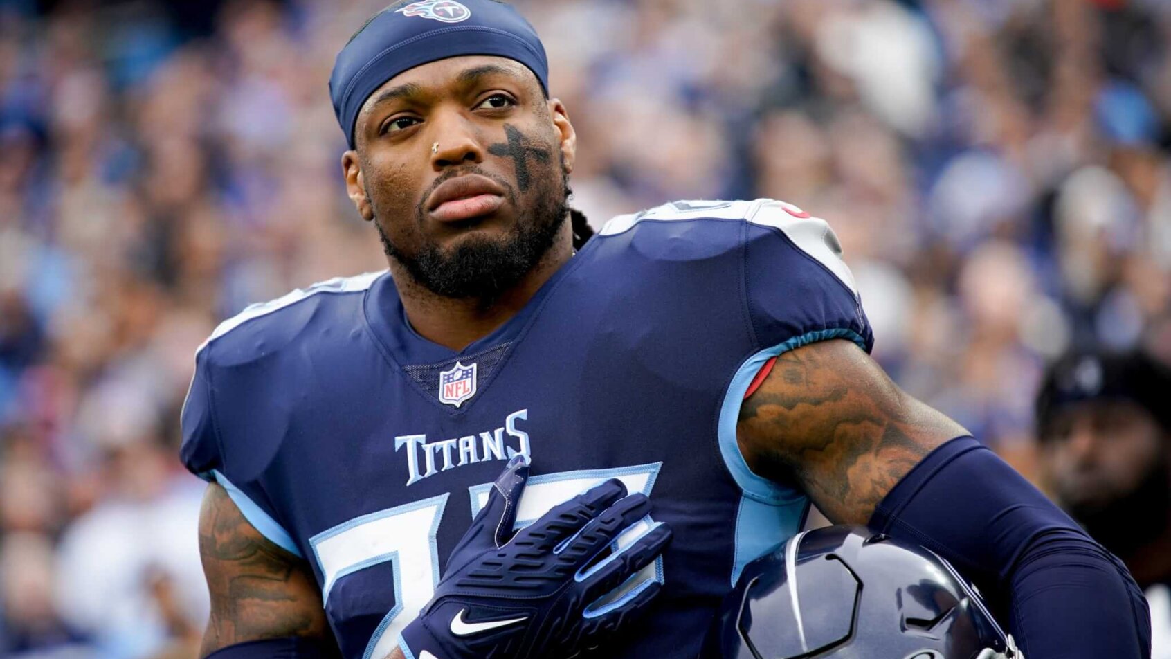 Titans running back Derrick Henry. Chargers vs Titans.