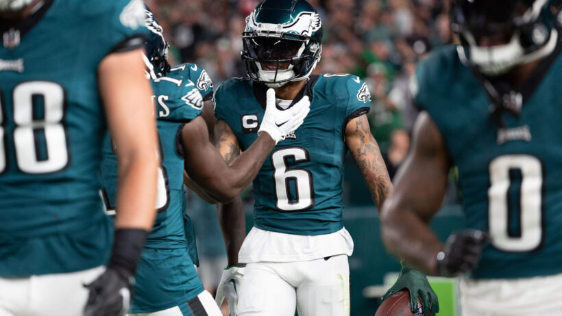 Philadelphia Eagles WR DeVonta Smith.