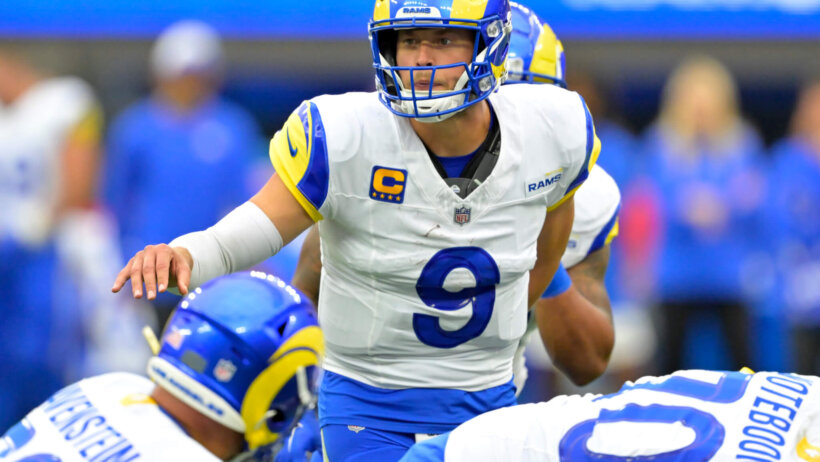LA Rams QB Matthew Stafford.