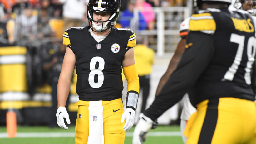 Steelers QB Kenny Pickett.