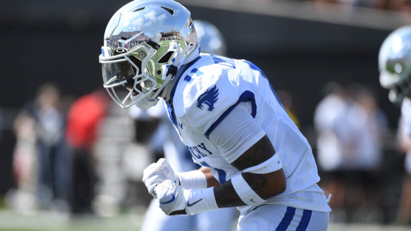 Kentucky Wildcats defensive back Zion Childress.