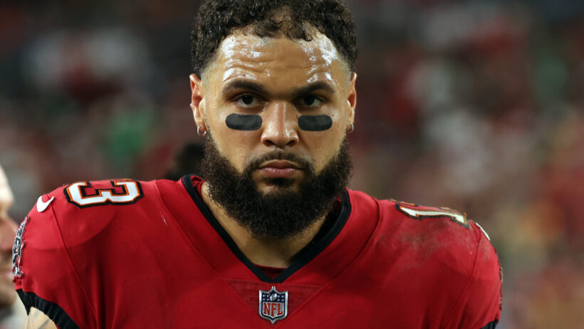 Tampa Bay Buccaneers WR Mike Evans has caught 13 passes for 179 yards and two TDs in two games against the Buffalo Bills.