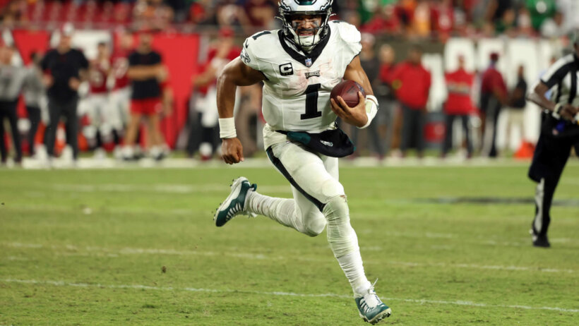 Eagles QB Jalen Hurts.