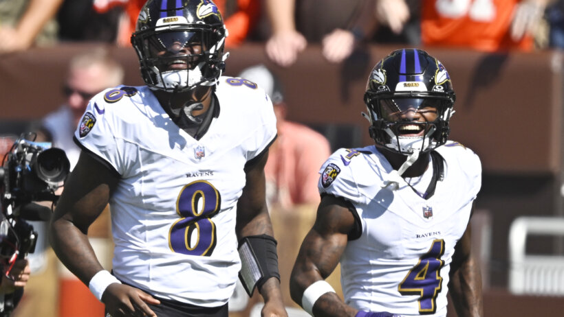 Will Ravens QB Lamar Jackson and WR Zay Flowers connect for a TD vs Titans?