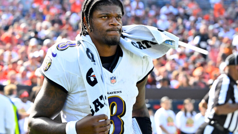 Ravens quarterback Lamar Jackson.