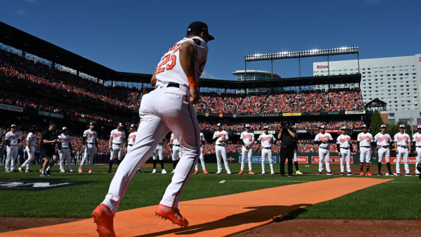 The Baltimore Orioles are -148 home favorites over the Texas Rangers in Game 2 of their ALDS.