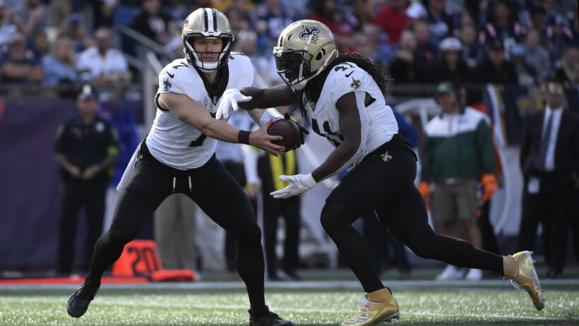 Alvin Kamara is worth a look in the Jaguars vs Saints player props.
