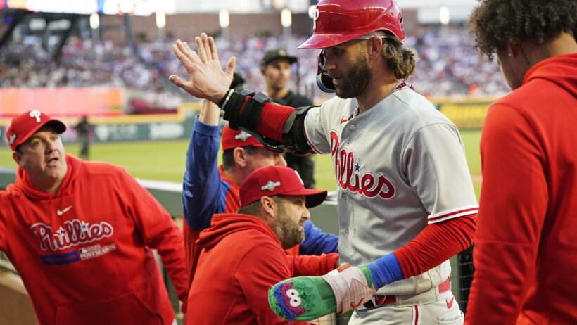 Phillies star Bryce Harper.