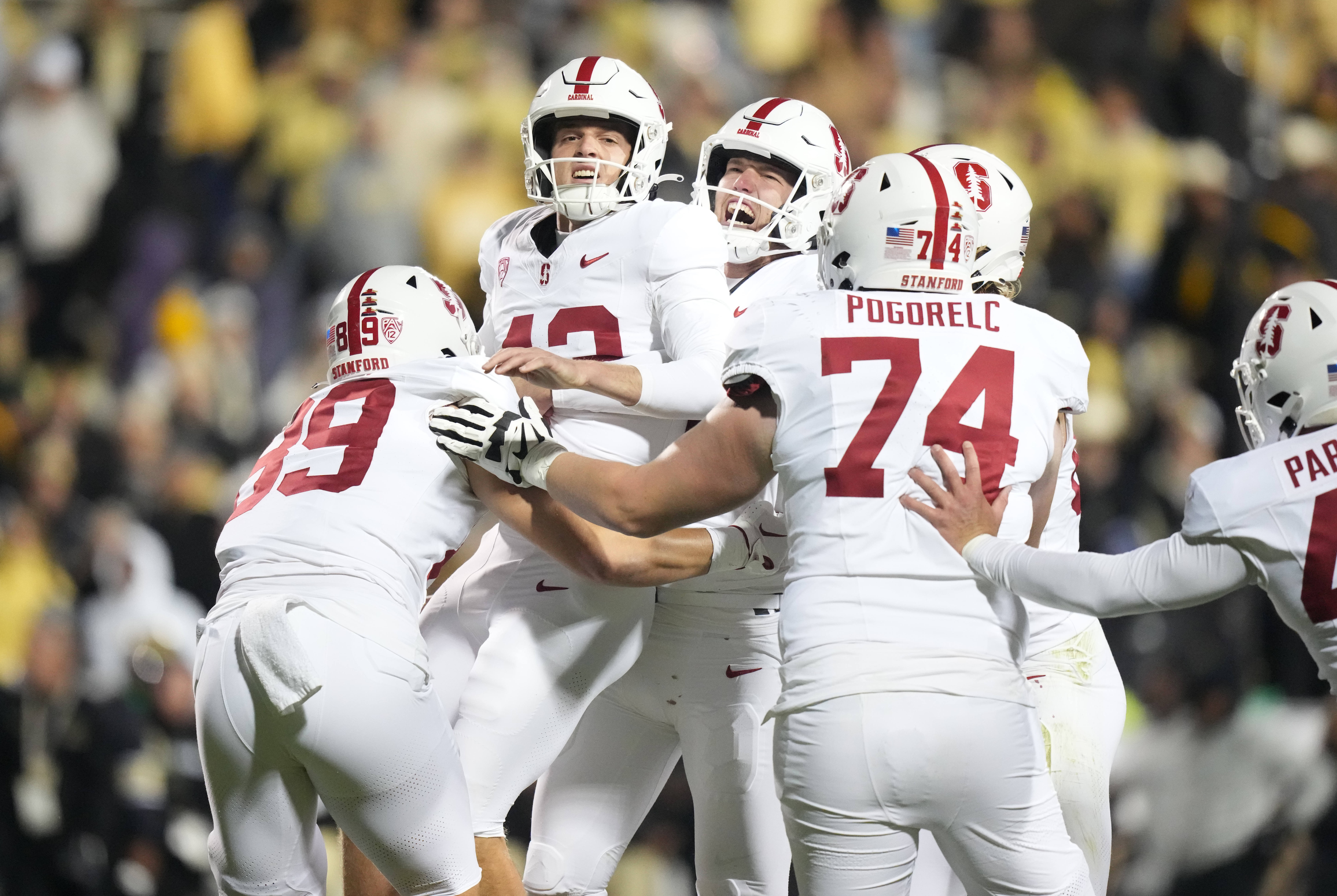 Winners last week over Colorado, Stanford is a 17-point home underdog facing UCLA.