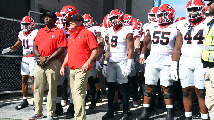 Top-ranked Georgia are 10-point road favorites at #21 Tennessee.