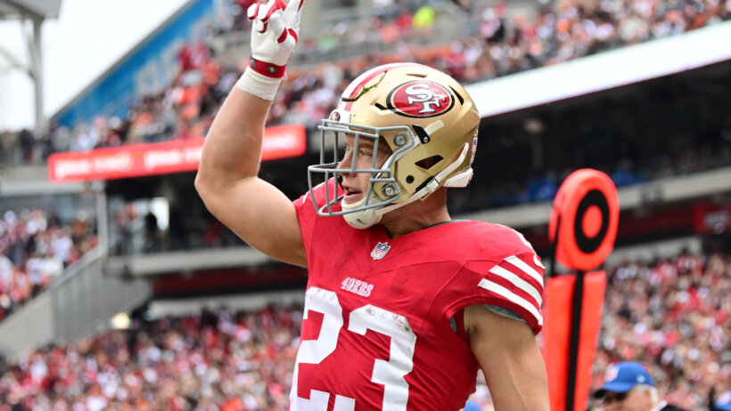 San Francisco RB Christian McCaffrey (oblige) is trending toward playing in the 49ers vs Vikings injury reports and inactives.