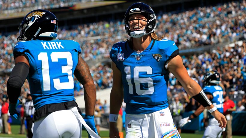 The Jaguars are 1-point road underdogs to the Saints in the NFL Week 7 TNF game.