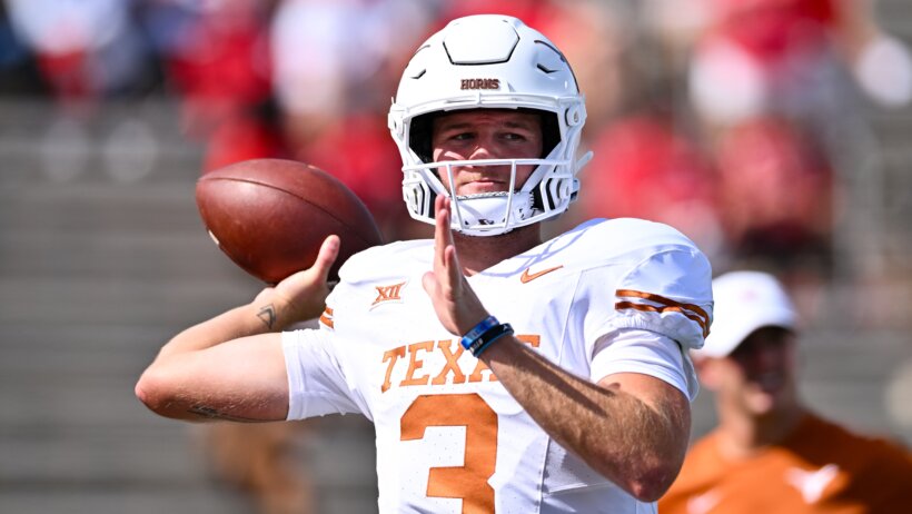 Texas is an 11.5-point favorite at TCU.