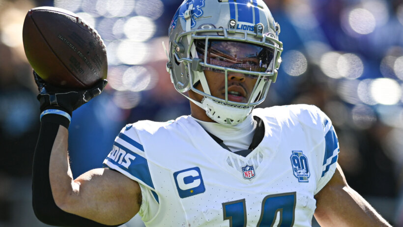 In the Raiders vs Lions injury reports & inactives, Detroit WR Amon-Ra St Brown (illness) is questionable.