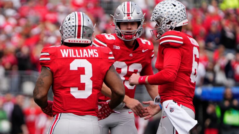 Ohio State is a 14.5-point road favorite at Wisconsin.