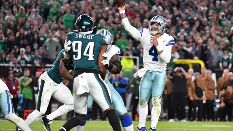 The Dallas Cowboys are 3-point home favorites over the Philadelphia Eagles in the NFL Week 13 SNF game.