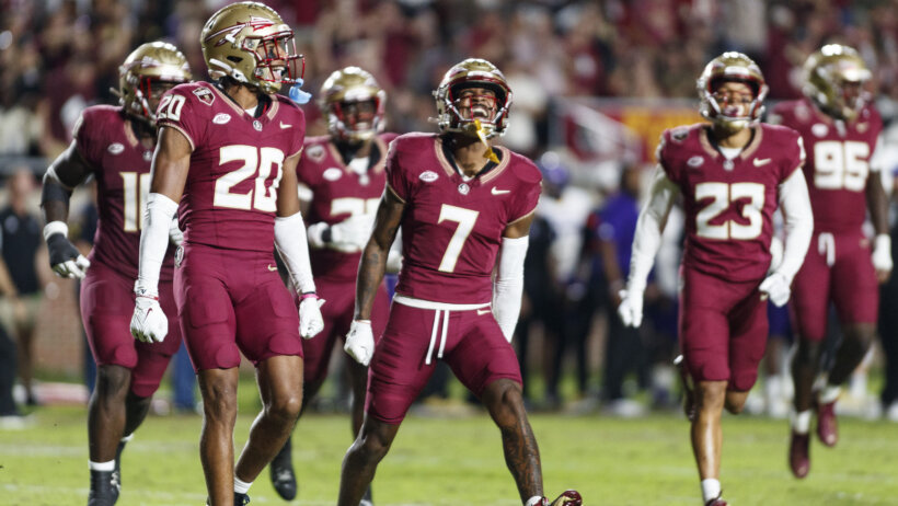 The #5 Florida State Seminoles are 6.5-point road favorites at the Florida Gators.