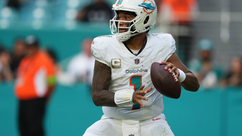 In the Dolphins vs Jets player props, Miami QB Tua Tagovailoa has gone over his passing yardage prop in 8 of the last 9 games.
